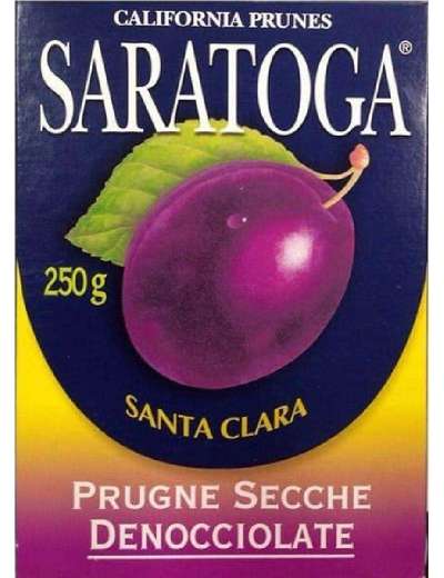 SARATOGA PRUGNE DENOCCIOLATE SECCHE GR 250