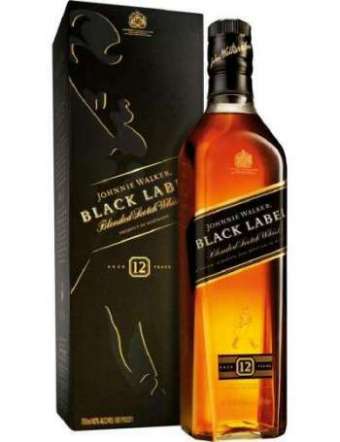 WHISKY JOHNNIE WALKER BLACK LABEL 70 CL