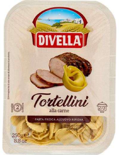 DIVELLA TORTELLINI CARNE CF GR 250