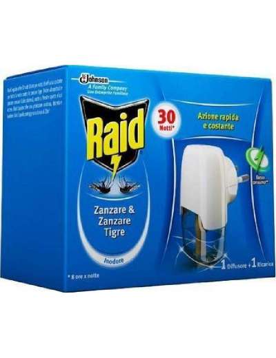 RAID 30 NOTTI BASE+1RICARICA LIQUIDO PZ 1