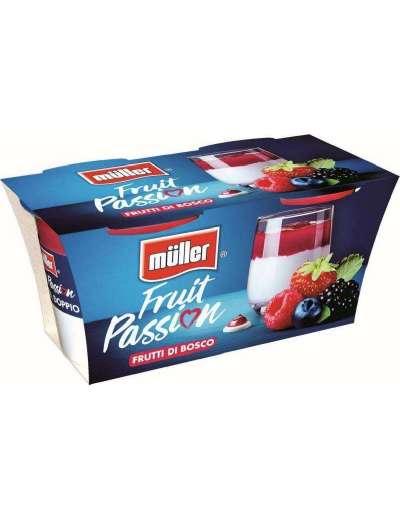 MULLER YOGURT PASSION FRUTTI DI BOSCO 2X125 GR