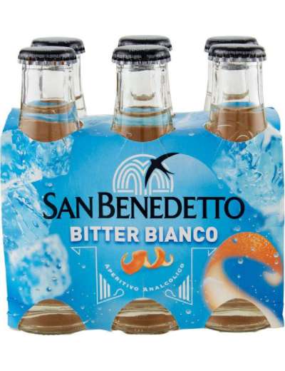 S.BENEDETTO BITTER BIANCO 6X100ML. CF ML 600