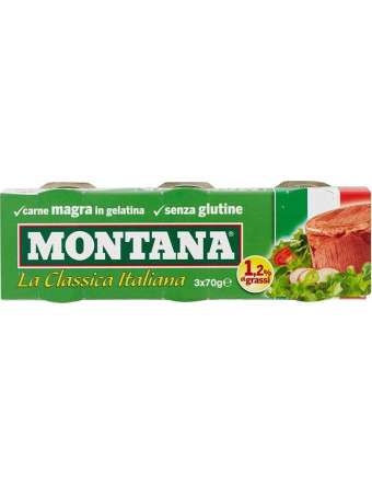 MONTANA CARNE 3X70GR GR 210