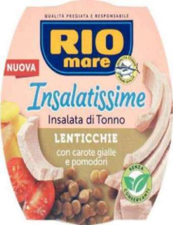INSALATISSIME LENTICCHIE/TONNO CF GR 160