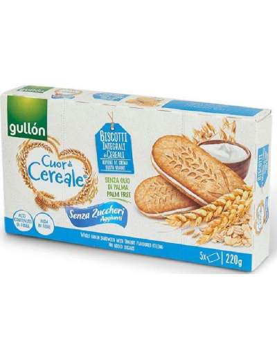 GULLON CUOR CEREALI SZZUCCHERO YOGURT CF GR 220