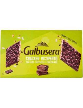 GALBUSERA CEREALIG CRACKER RICOPERTO DI CIOCCOLATO GR 150