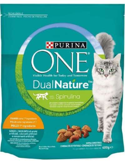 PURINA ONE DUALNATURE POLLO GATTO GR 400