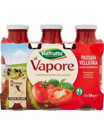 VALFRUTTA PASSATA AL VAPORE 3X350G CF GR 1050