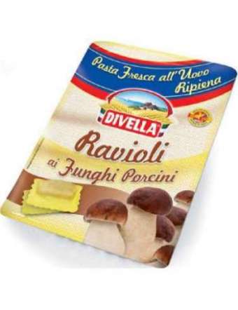 DIVELLA RAVIOLI AI FUNGHI PORCINI CF GR 250