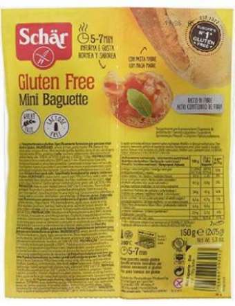 DR SCHAR MINI BAGUETTE DUO 2X75 GR GR 150