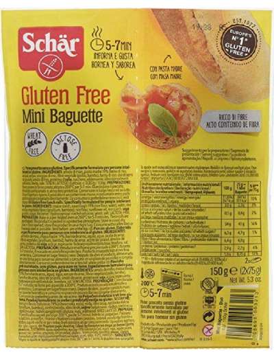 DR SCHAR MINI BAGUETTE DUO 2X75 GR GR 150