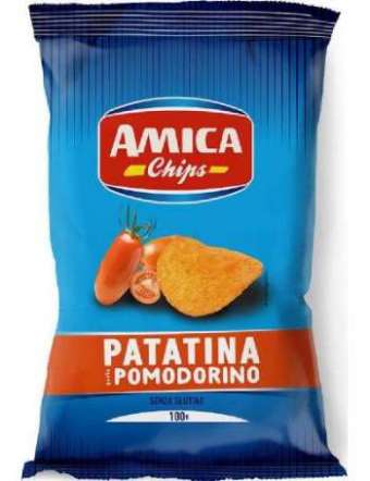 AMICA CHIPS PATATINE POMODORO CF GR 100