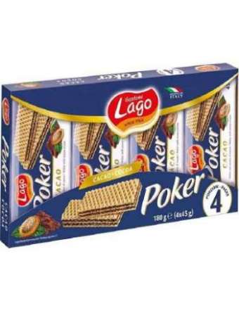 LAGO WAFER CACAO POKERX10 GR 450