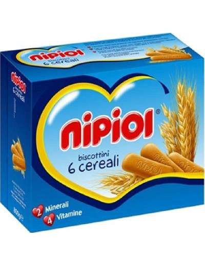 NIPIOL BISCOTTI 6 CEREALI GR 360