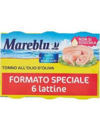 MAREBLU' TONNO OLIO D'OLIVA 6X60 GR 360