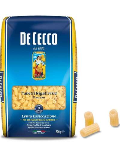 DE CECCO N 64 TUBETTI RIGATI GR 500
