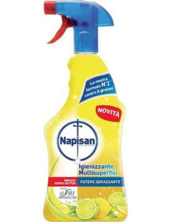 NAPISAN IGIENIZZANTE MULTISUPERFICI POTERE SGRASSANTE LIMONE TRIGGER 750 ML