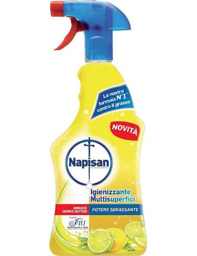 NAPISAN IGIENIZZANTE MULTISUPERFICI POTERE SGRASSANTE LIMONE TRIGGER 750 ML