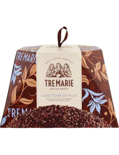 TRE MARIE RE NOIR PANETTONE CIOCCOLATO GR 900