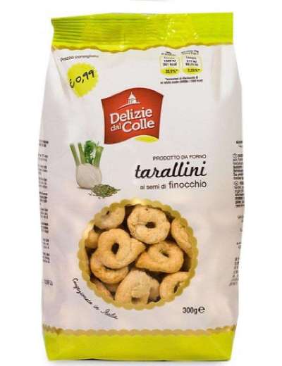 DELIZIE DAL COLLE TARALLINI FINOCCHIETTO GR 300