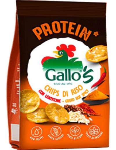 GALLO'S CHIPS PROTEIN HOT SPICY GR 40