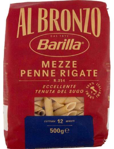 BARILLA BRONZO MEZZE PENNE RIGATE GR 500