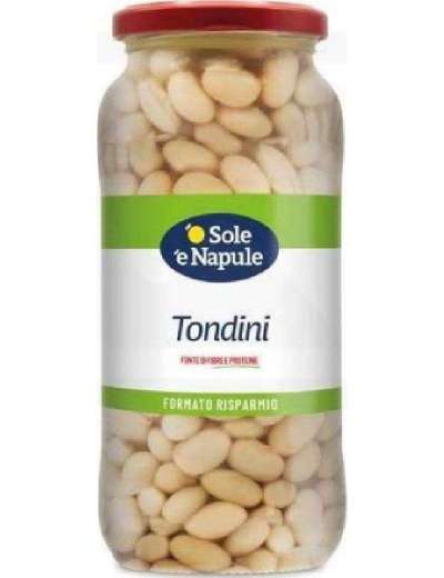 'O SOLE 'E NAPULE FAGIOLI TONDINI VETRO GR 540