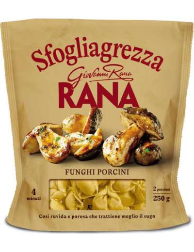 RANA SFOGLIAGREZZA FUNGHI PORCINI GR 250
