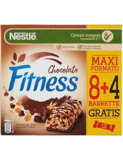 FITNESS BARRETTE CIOCCOLATO 8+4 GR 282
