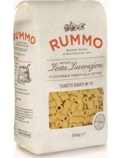 RUMMO 72 TUBETTI RIGATI GR 500