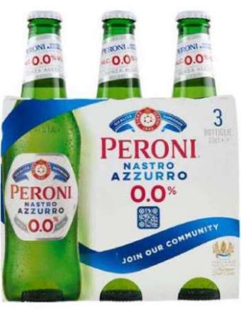 NASTRO AZZURRO ZERO BIRRA CL33X3 CL 99