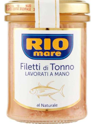 RIOMARE FILETTI NATURALE TONNO VT GR 180