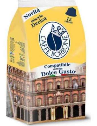BORBONE CAPSULE DOLCE GUSTO MISCELA DECISA PZ 15