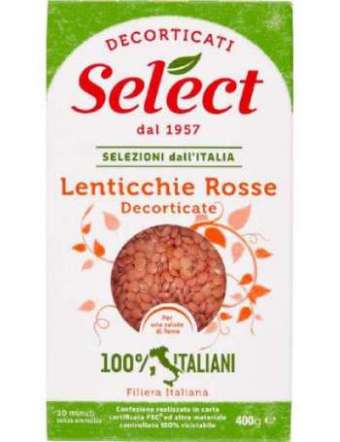 SELECT LENTICCHIE ROSSE DECORTIFICATE AS GR 400