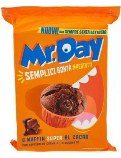 MR DAY MUFFIN CIOCCOLATO SENZA LATTOSIO GR 300