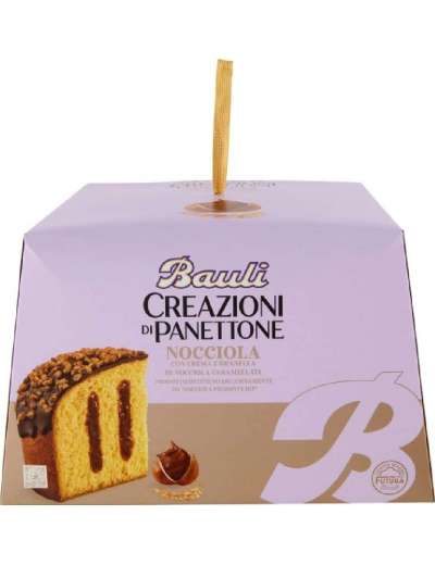 BAULI CREAZIONI PANETTONE NOCCIOLA GR 750