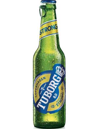 TUBORG STRONG BIRRA BOTTIGLIA CL 33