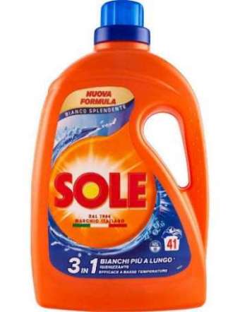SOLE LAVATRICE LIQUIDO BIANCO SPLENDENTE 41 LAVAGGI ML 1845