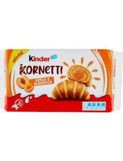 KINDER KORNETTI ALBICOCCA/PESCA CF GR 252