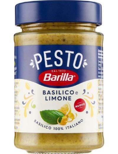 BARILLA PESTO LIMONE BASILICO VT GR 190