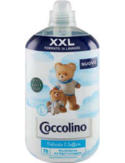 COCCOLINO CONCENTRATO 76 LAVAGGI DELICATO E SOFFICE ML 1750