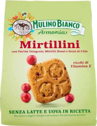MULINO BIANCO BISCOTTI MIRTILLINI GR 270