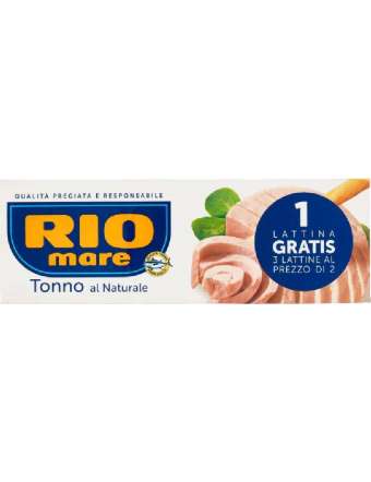 RIOMARE TONNO NATURALE 2+1X80G CF GR 240