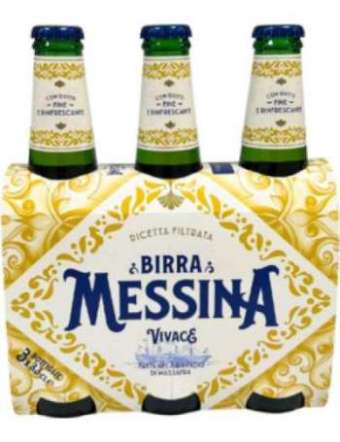 MESSINA BIRRA VIVACE 3X33CL CL 99