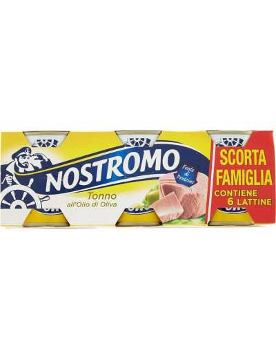 NOSTROMO O/OLIVA 6X60G TONNO CF GR 360
