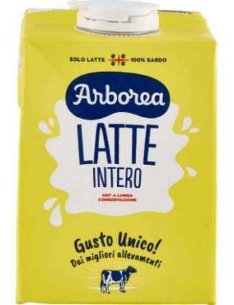 ARBOREA LATTE UHT INTERO ML 500