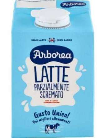 ARBOREA LATTE UHT PARZIALMENTE SCREMATO ML 500