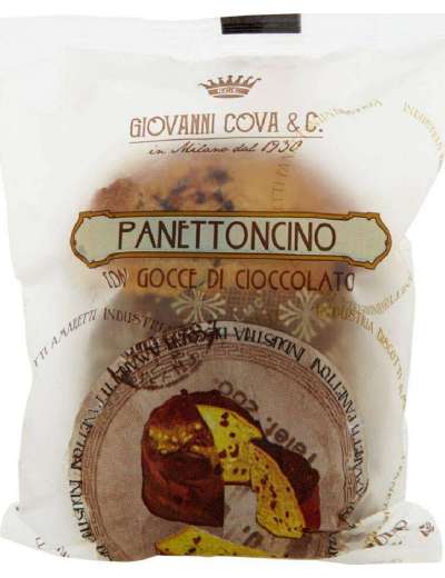 GIOVANNI COVA&C PANETTONCINO GOCCE CIOCCOLATO GR 100