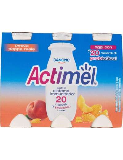 ACTIMEL PESCA E PAPPA REALE 6X100 GR