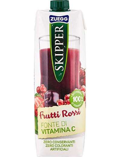 SKIPPER FRUTTI ROSSI SUCCO BRIK LT 1